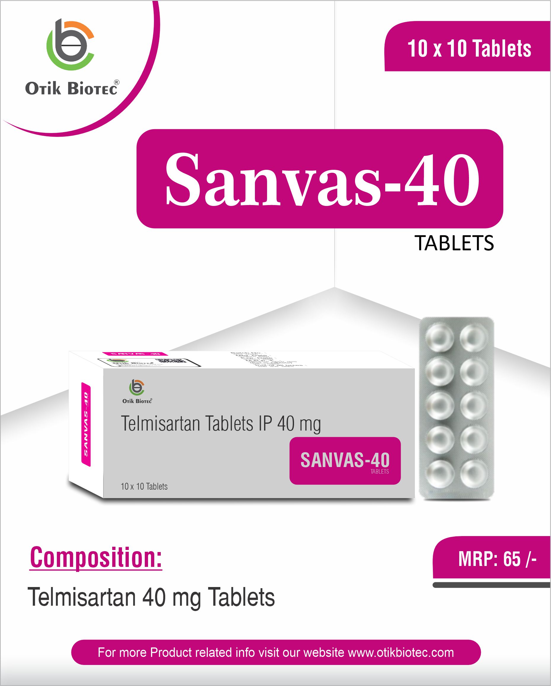 Sanvas-40 Tablets